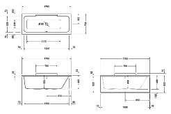 Duravit Акриловая ванна "DuraStyle 700295000000000" R 170х70 – фотография-3